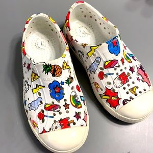 Native toddler emoji shoes